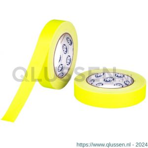 HPX gaffer textiel montage tape fluo geel 25 mm x 25 m FY2525