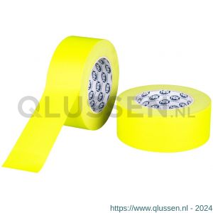 HPX gaffer textiel montage tape fluo geel 50 mm x 25 m FY5025