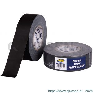 HPX gaffer textiel montage tape matzwart 48 mm x50 m GB4850