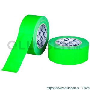 HPX Fluo gaffer textiel montage tape PRO groen 50 mm x 25 m GF5025