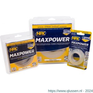 HPX Max Power montage bevestigingstape transparant 19 mm x 5 m HT1905