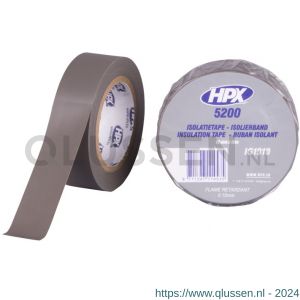 HPX PVC isolatietape grijs 19 mm x 10 m IG1910