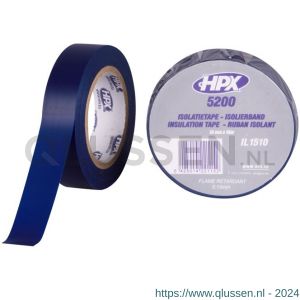 HPX PVC isolatietape blauw 15 mm x 10 m IL1510