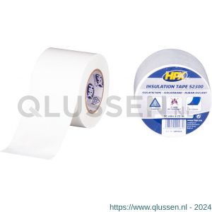 HPX PVC isolatietape wit 50 mm x 20 m IW5020