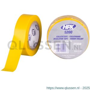 HPX PVC isolatietape geel 19 mm x 10 m IY1910