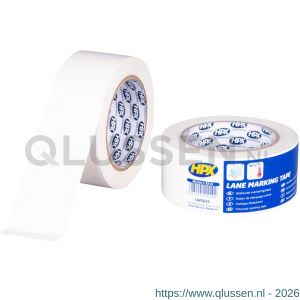 HPX zelfklevende belijning markeringstape wit 48 mm x 33 m LW5033