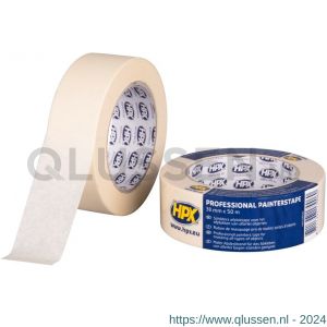 HPX Masking afplaktape 60 graden C crèmewit 38 mm x 50 m MA3850