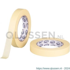 HPX Masking afplaktape 100 graden C crèmewit 19 mm x 50 m MT1950