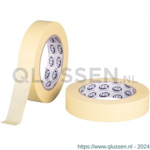 HPX Masking afplaktape 100 graden C beige 25 mm x 50 m MT2550