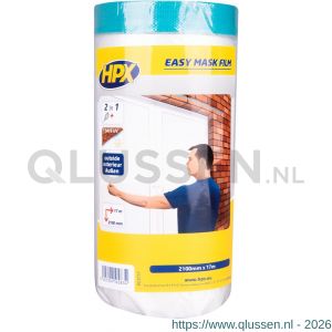 HPX Easy Mask Film Cloth afplak tape 2100 mm x 17 m PC2117