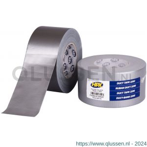 HPX Duct tape 2200 reparatie water- en weerbestendig zilver 75 mm x 50 m PD7550