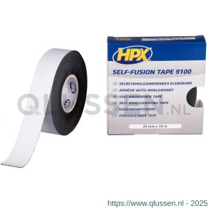 HPX zelfvulkaniserende reparatie tape zwart 25 mm x 10 m SF2510