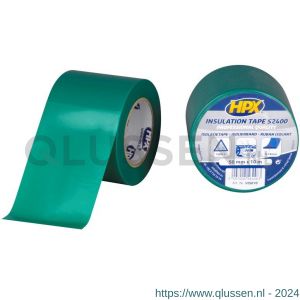 HPX PVC isolatietape groen 50 mm x 10 m VI5010