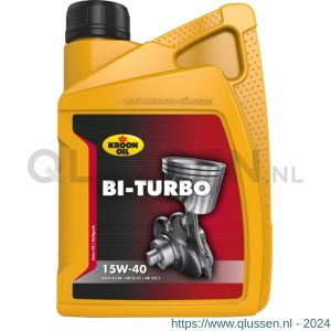 Kroon Oil Bi-Turbo 15W-40 minerale motorolie Mineral Multigrades passenger car 1 L flacon 215