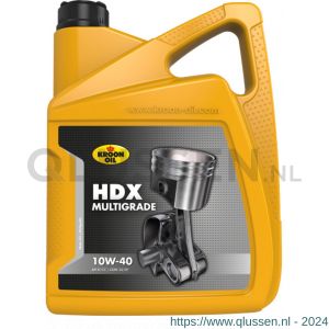 Kroon Oil HDX 10W-40 minerale motorolie Mineral Multigrades passenger car 5 L can 303