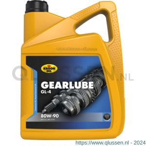 Kroon Oil Gearlube GL-4 80W-90 handgeschakelde transmissie olie 5 L can 1307