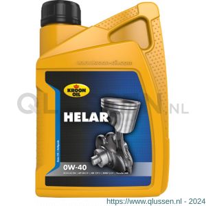 Kroon Oil Helar 0W-40 synthetische motorolie Synthetic Multigrades passenger car 1 L flacon 2226