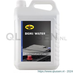 Kroon Oil Demi Water gedemineraliseerd water 5 L can 5307