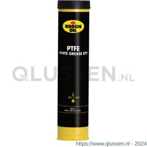Kroon Oil PTFE White Grease EP2 kogellagervet 400 g patroon 13402