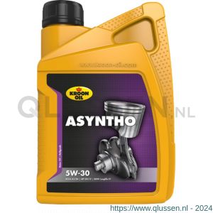 Kroon Oil Asyntho 5W-30 synthetische motorolie Synthetic Multigrades passenger car 1 L flacon 31070