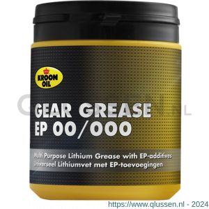 Kroon Oil Gear Grease EP 00/000 vet 0,6 kg pot 32343