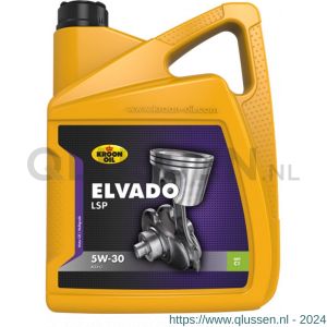 Kroon Oil Elvado LSP 5W-30 synthetische motorolie Synthetic Multigrades passenger car 5 L can 33495