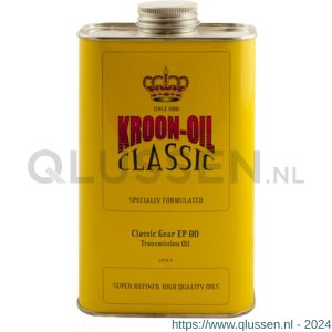 Kroon Oil Classic Gear EP 80 Classic transmissie olie 1 L blik 34546