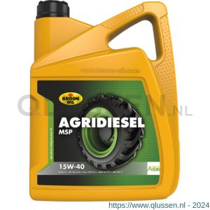 Kroon Oil Agridiesel MSP 15W-40 Agri diesel motorolie 5 L can 35081