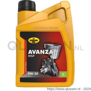 Kroon Oil Avanza MSP 0W-30 synthetische motorolie Synthetic Multigrades passenger car 1 L flacon 35941