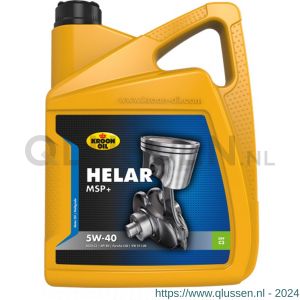 Kroon Oil Helar MSP+ 5W-40 motorolie half synthetisch 5 L can 36845