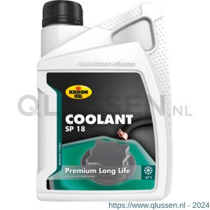 Kroon Oil Coolant SP 18 koelvloeistof 1 L flacon 36963
