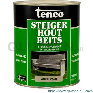 Tenco Steigerhoutbeits dekkend White Wash 1 L blik 11085402