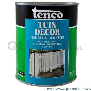 Tenco Tuindecor beits dekkend wit 1 L blik 11076502