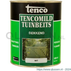 TencoMild houtbeschermingsbeits dekkend wit 1 L blik 11093002