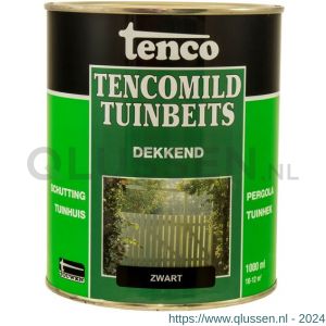 TencoMild houtbeschermingsbeits dekkend zwart 1 L blik 11093902