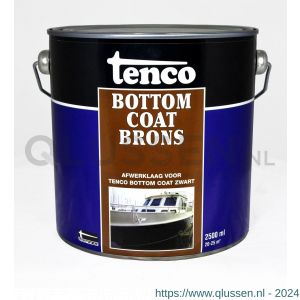 Tenco Bottomcoat Teervrij onderwatercoating brons 2.5 L blik 13081104