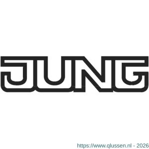 Jung AS500 afdekraam inbouw 2-voudig verticaal-horizontaal polarwit 66.003.22