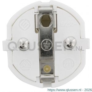 Q-Link stekker PVC met randaarde 10/16 A wit 00.110.11