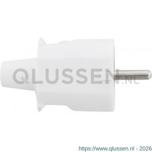 Q-Link stekker PVC met randaarde 10/16 A wit 00.110.11