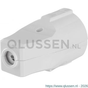 Q-Link contrastekker met randaarde 10/16 A wit 00.110.33