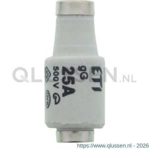 Q-Link zekering traag overspanning en kortsluiting GG 25 A DII wit set 5 stuks 00.425.19
