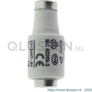 Q-Link zekering traag overspanning en kortsluiting GG 25 A DII wit set 5 stuks 00.425.19