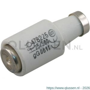 Q-Link zekering traag overspanning en kortsluiting GG 25 A DII wit set 5 stuks 00.425.19