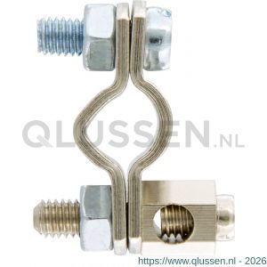 Q-Link aardklem vernikkeld 1/8 inch 10-12 mm 00.426.20