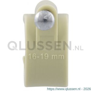Q-Link kabelclip rond 16-19 mm creme set 50 stuks 00.530.24