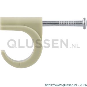 Q-Link kabelclip rond 16-19 mm creme set 50 stuks 00.530.24
