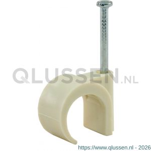 Q-Link kabelclip rond 16-19 mm creme set 50 stuks 00.530.24