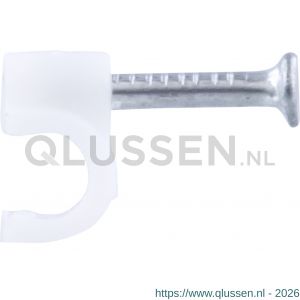 Q-Link kabelclip rond 4 mm wit set 300 stuks 00.530.35