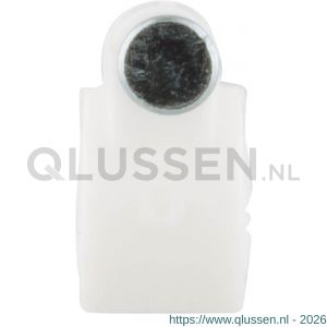 Q-Link kabelclip rond 5 mm wit set 300 stuks 00.530.36
