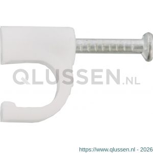 Q-Link kabelclip rond 7 mm wit set 170 stuks 00.530.38